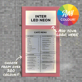 The Streatham' - Branded Exterior Menu Box - Any Colour! (A4 Portrait)